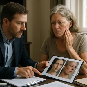 Cicatrices faciales visibles tras cirugía: cuánto puedo reclamar