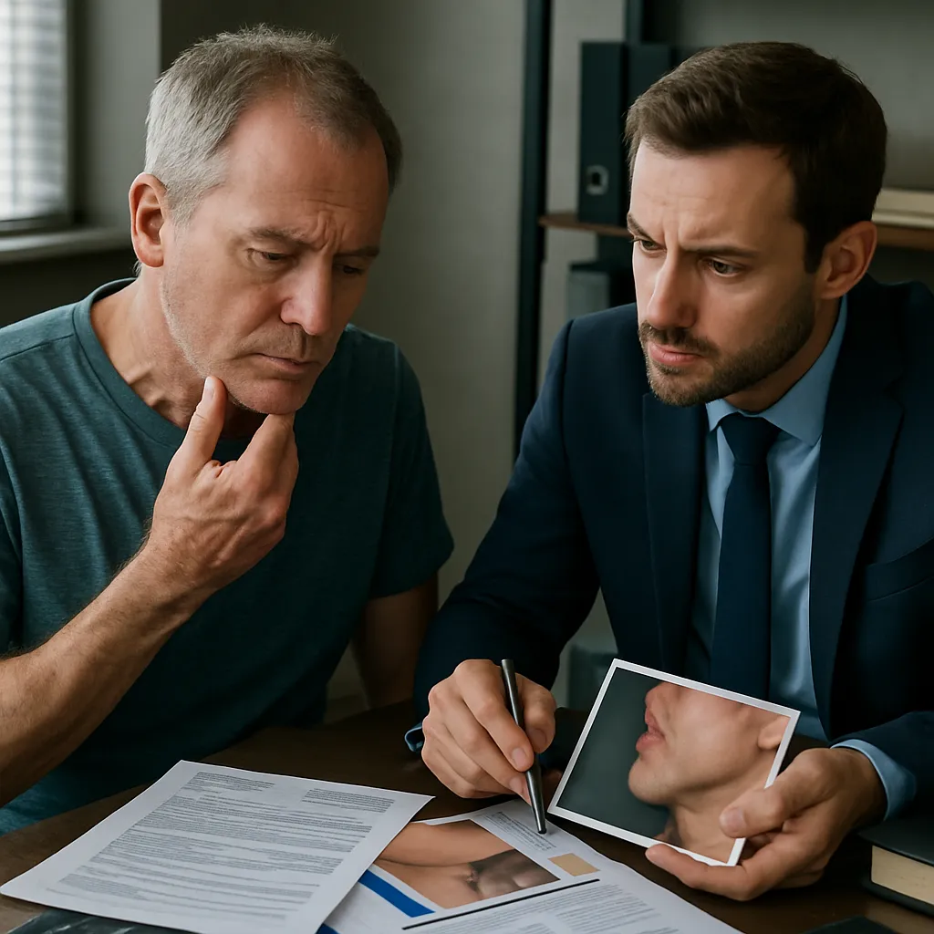 Infección hospitalaria tras cirugía de mentón: quién responde