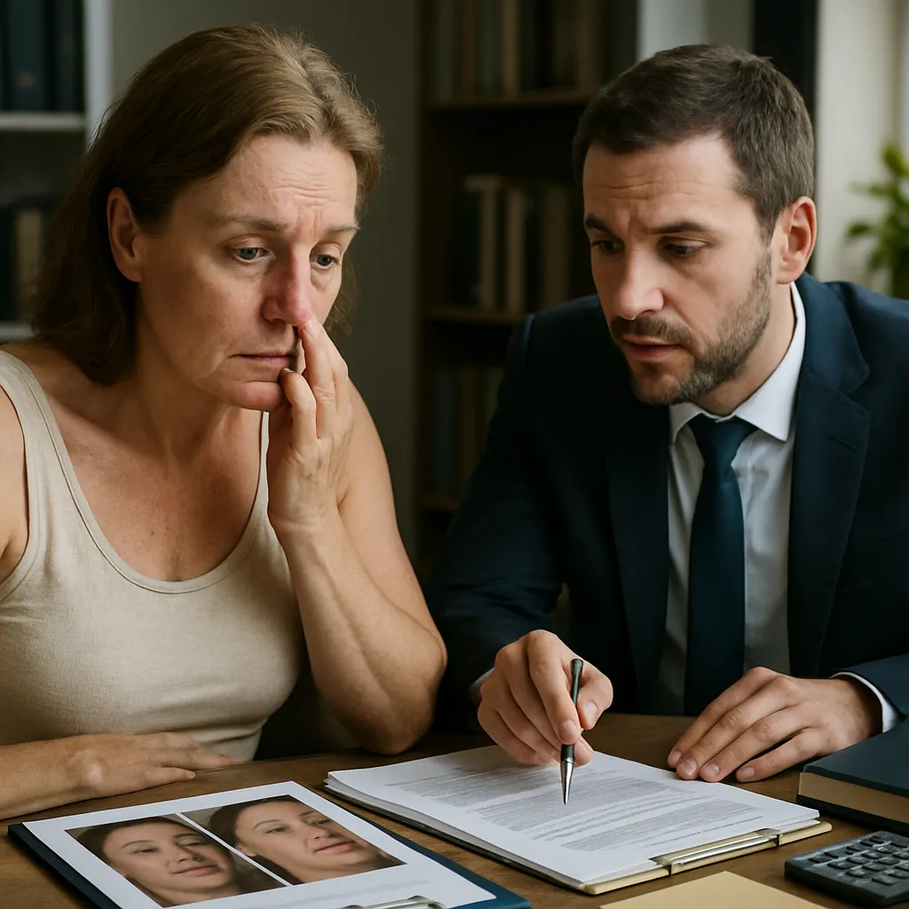 Perforación del tabique nasal en rinoplastia: reclamación