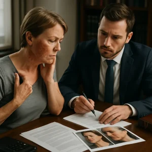 Quemaduras en la piel tras estiramiento facial: responsabilidad legal