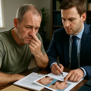 Rinoplastia sin estudios previos (TAC/RMN): negligencia demostrable