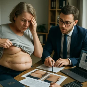 Acumulación masiva de líquido tras abdominoplastia: drenaje deficiente