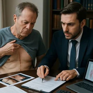 Cirujano no explicó riesgo de cicatrices: información omitida