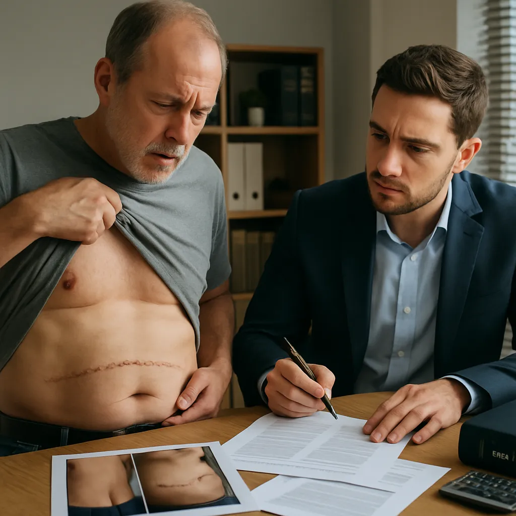 Cirujano no midió mi tórax correctamente: evaluación deficiente