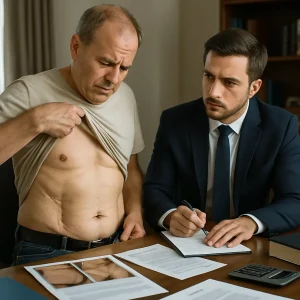 Cruroplastia con retracción de piel excesiva: técnica agresiva