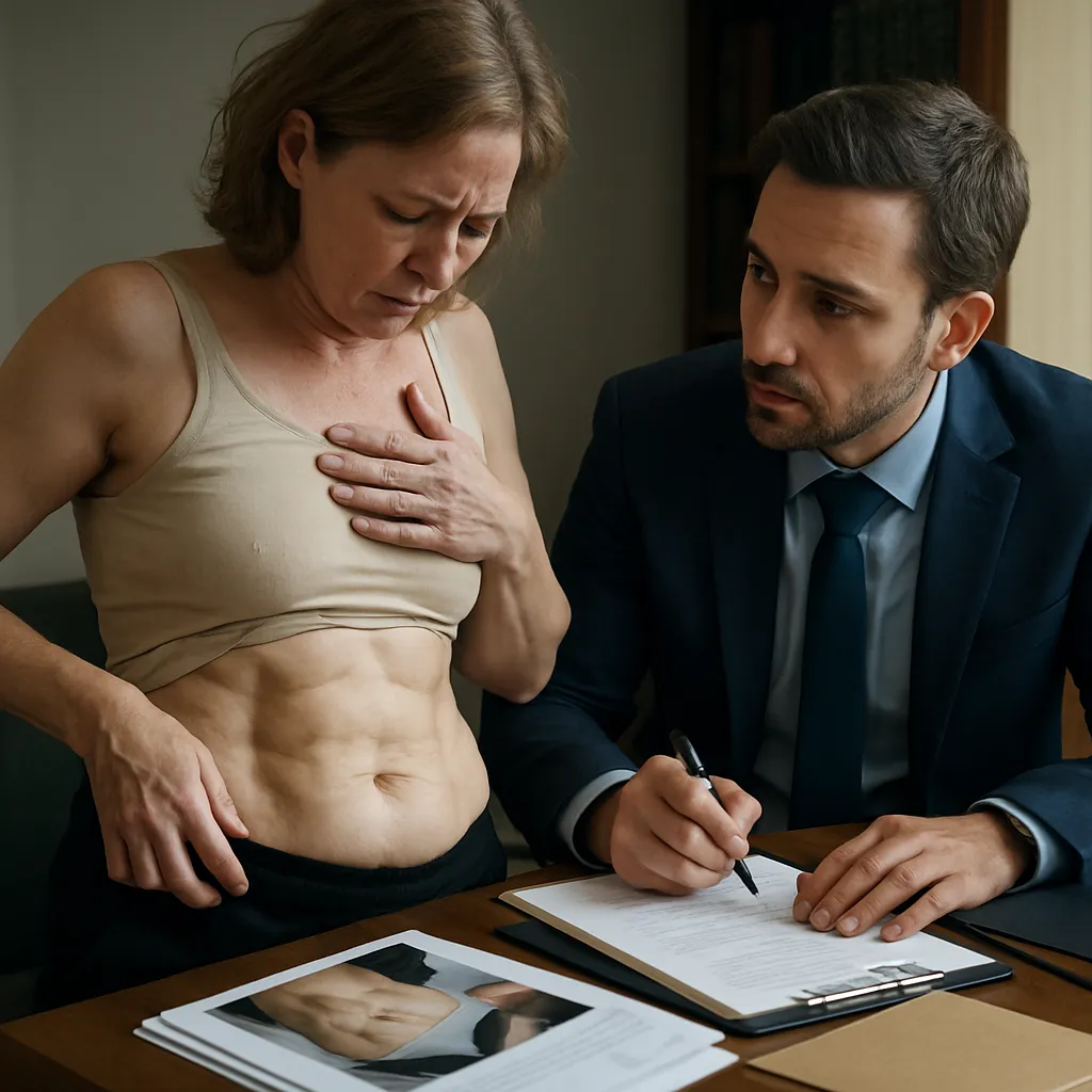 Depresiones visibles tras lipoescultura: técnica traumática