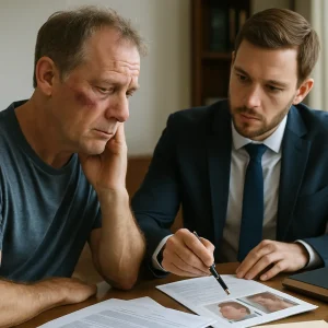 Hematoma facial no drenado a tiempo: seguimiento inadecuado