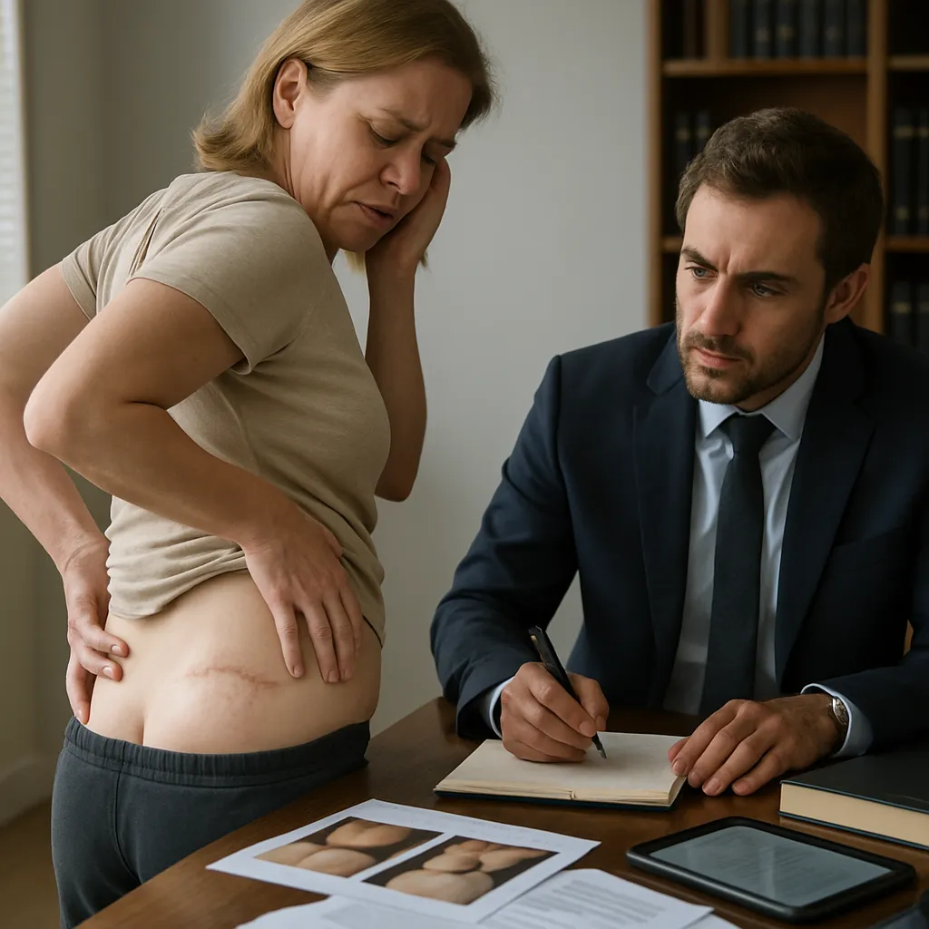 Implantes de glúteos se rompieron: calidad deficiente