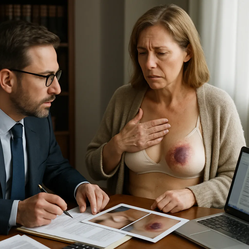 Infección mamaria por material no estéril: protocolo violado