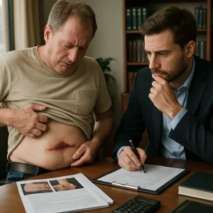 Necrosis de piel abdominal: tensión excesiva en cierre