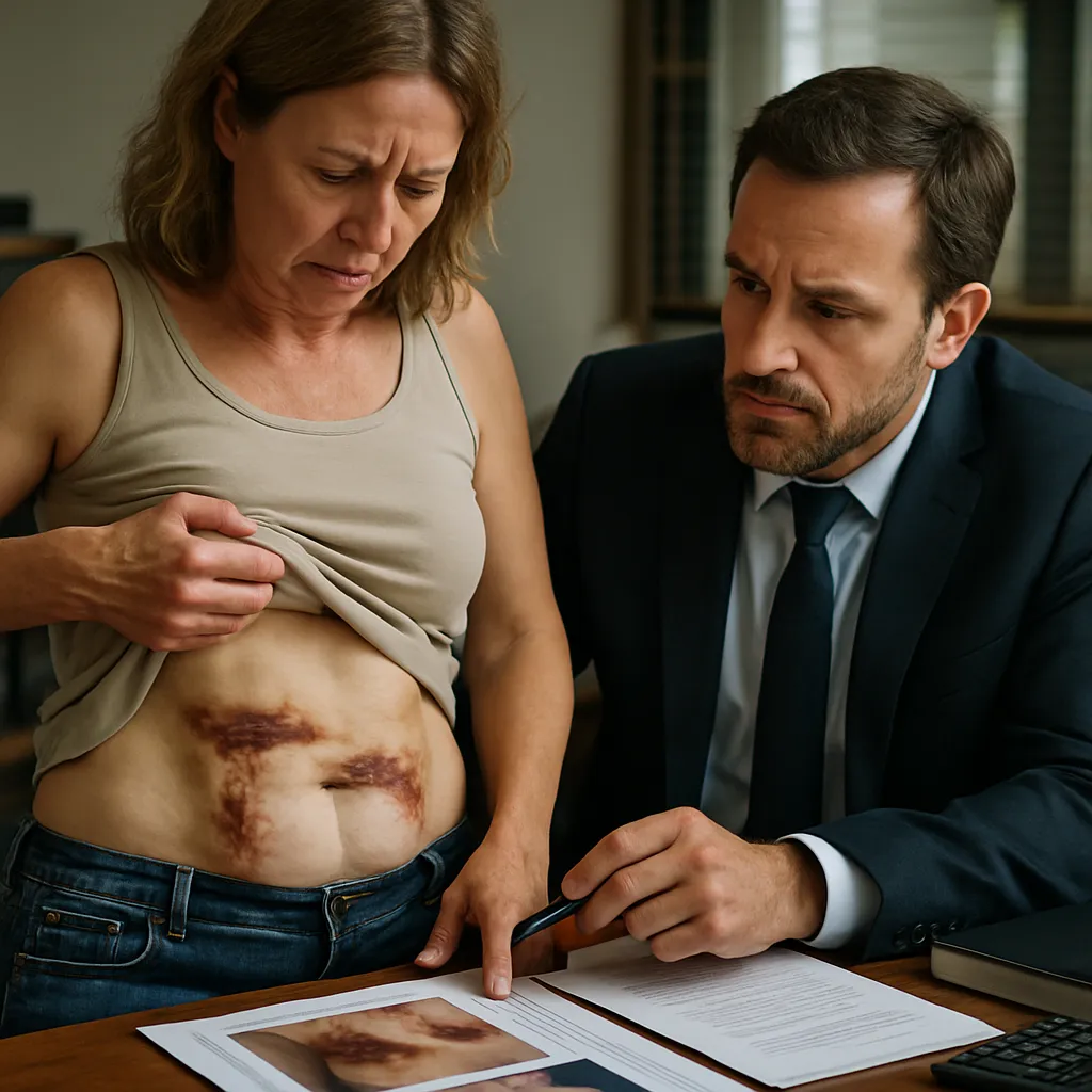 Quemaduras por liposucción láser: equipo mal calibrado