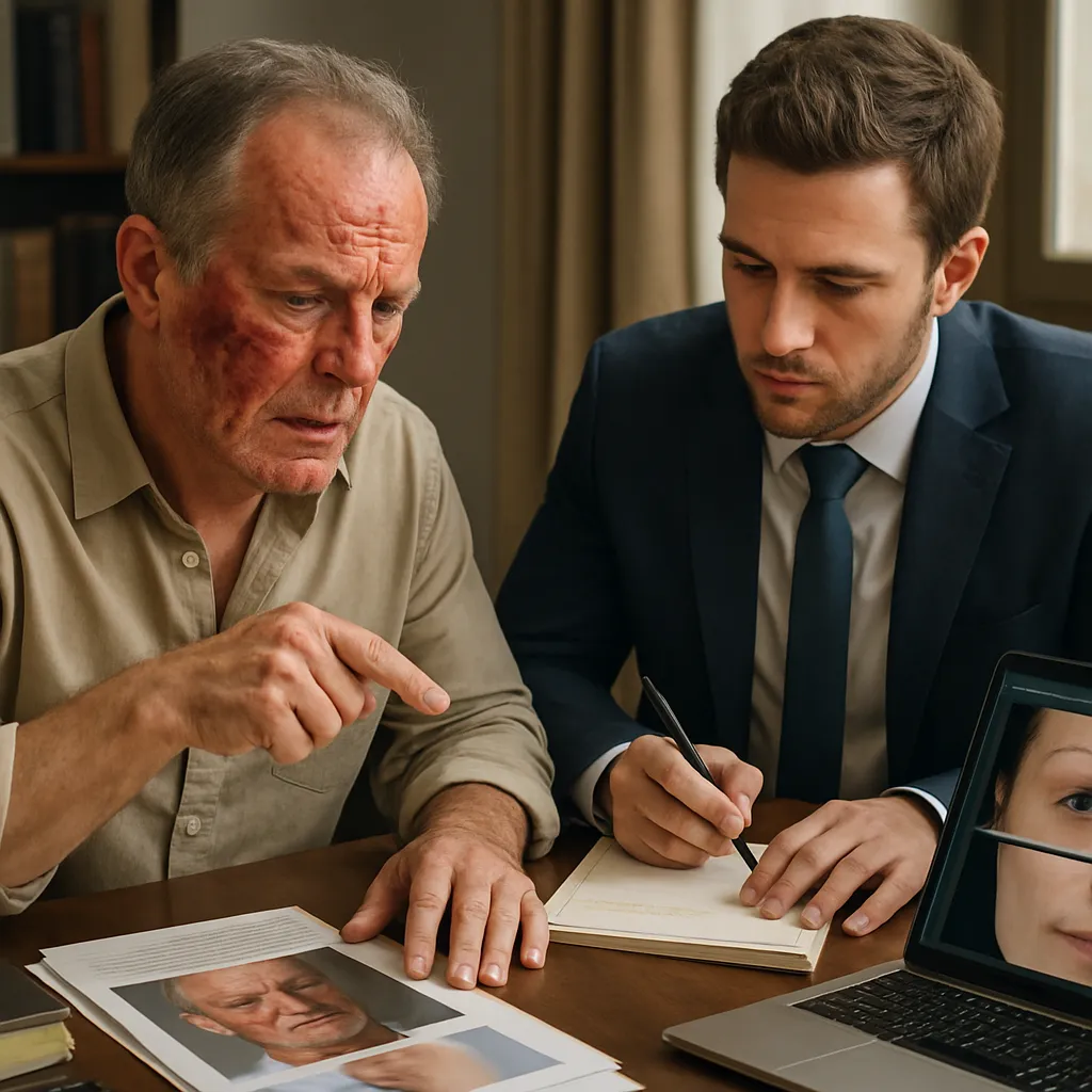 Rejuvenecimiento facial con láser demasiado agresivo: quemaduras