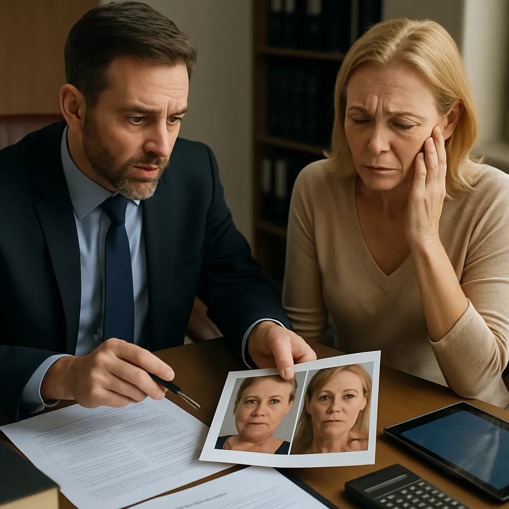 Botox aplicado en músculo equivocado: error técnico