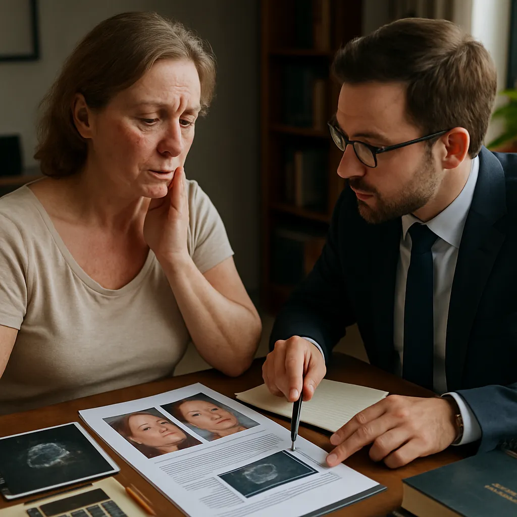 Ecografía facial muestra compromiso vascular: prueba objetiva