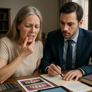 Encías retraídas por carillas: diseño protésico defectuoso