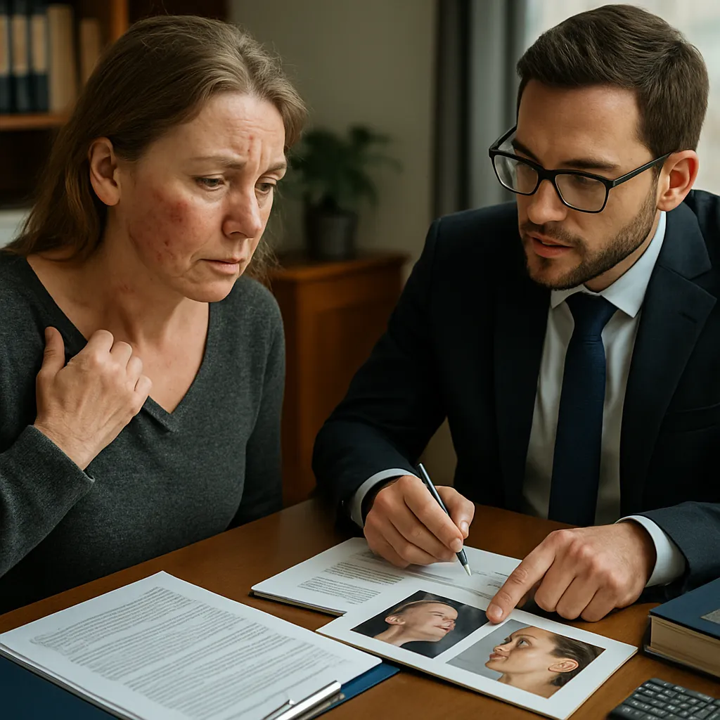 Granulomas faciales por biopolímeros: producto prohibido inyectado