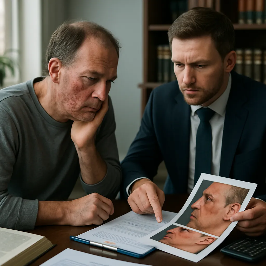 Infección facial por inyección no estéril: protocolo incumplido