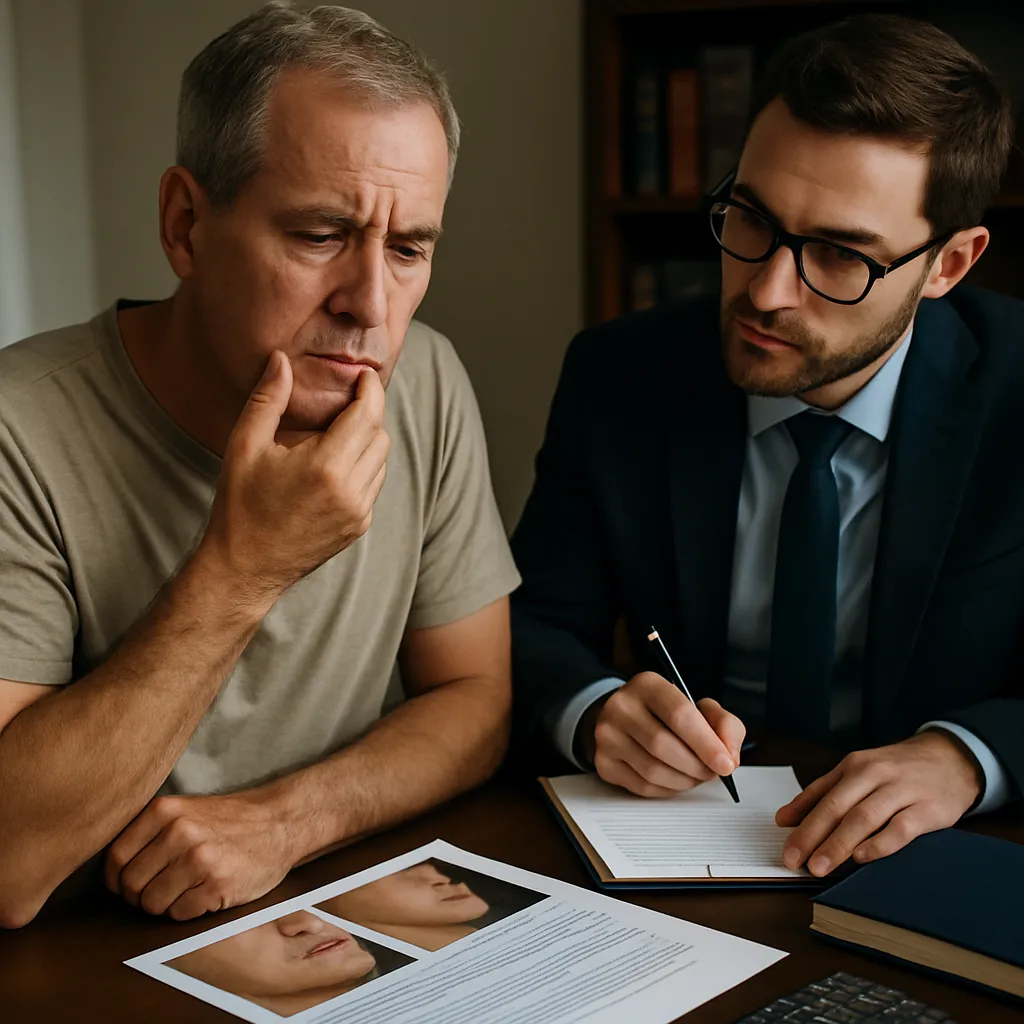 Parestesia permanente en labio: implante tocó nervio