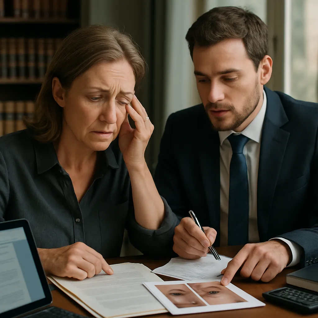 Párpado caído tras botox cerca del ojo: aplicación imprecisa