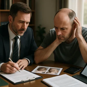 Perdí cabello sano (shock loss) permanente: riesgo no informado