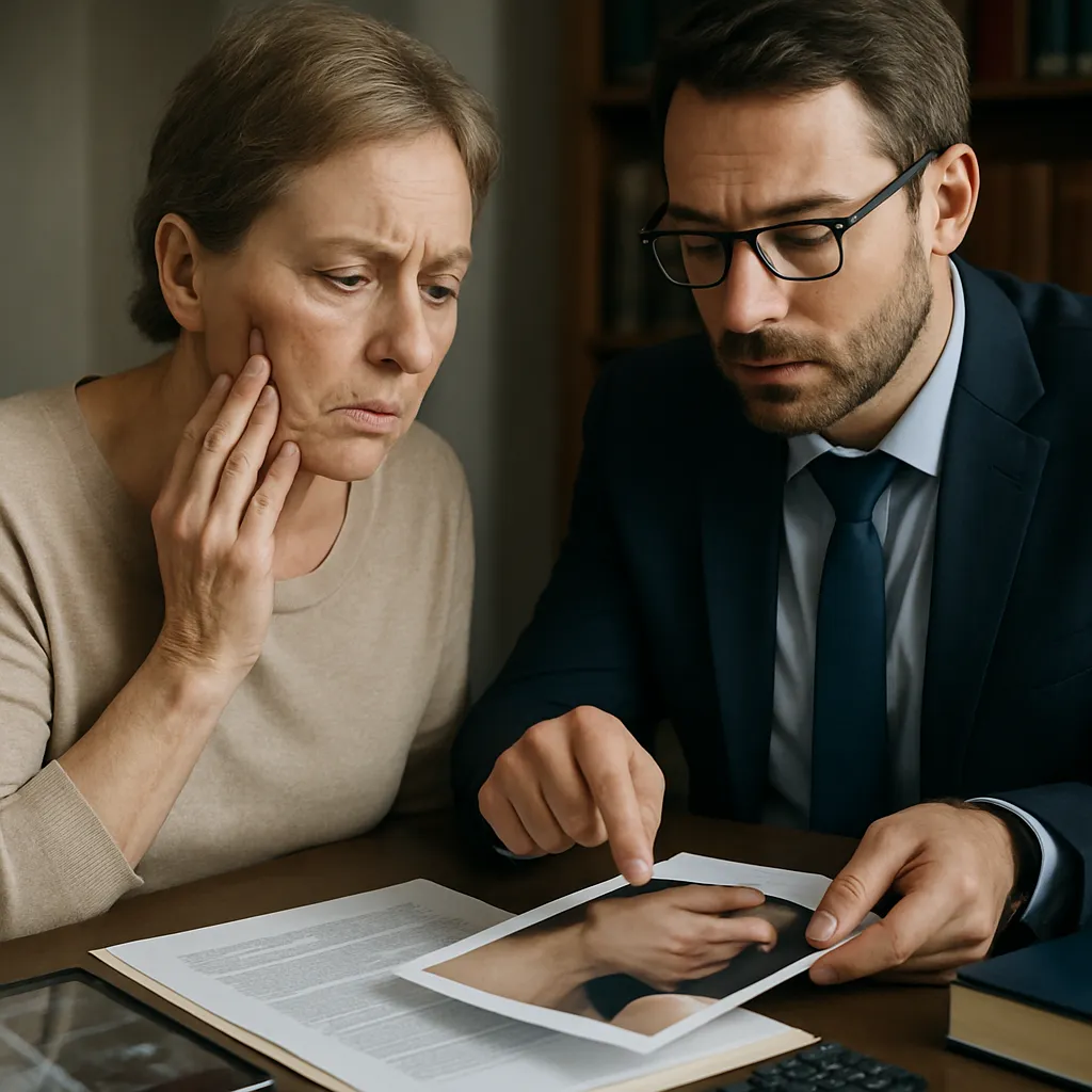 Perforación del seno maxilar: implante mal colocado