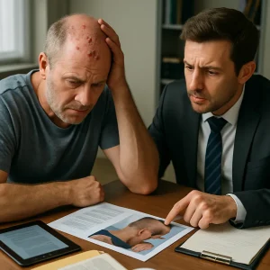 Quistes múltiples tras trasplante capilar: implantación demasiado profunda