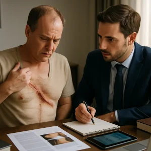 Radiofrecuencia quemó mi piel profundamente: energía excesiva