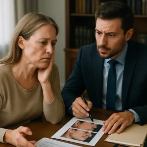 Relleno dérmico visible bajo la piel: profundidad incorrecta