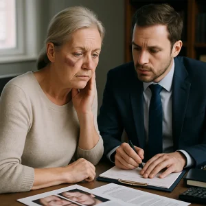 Relleno inyectado en arteria facial: complicación gravísima