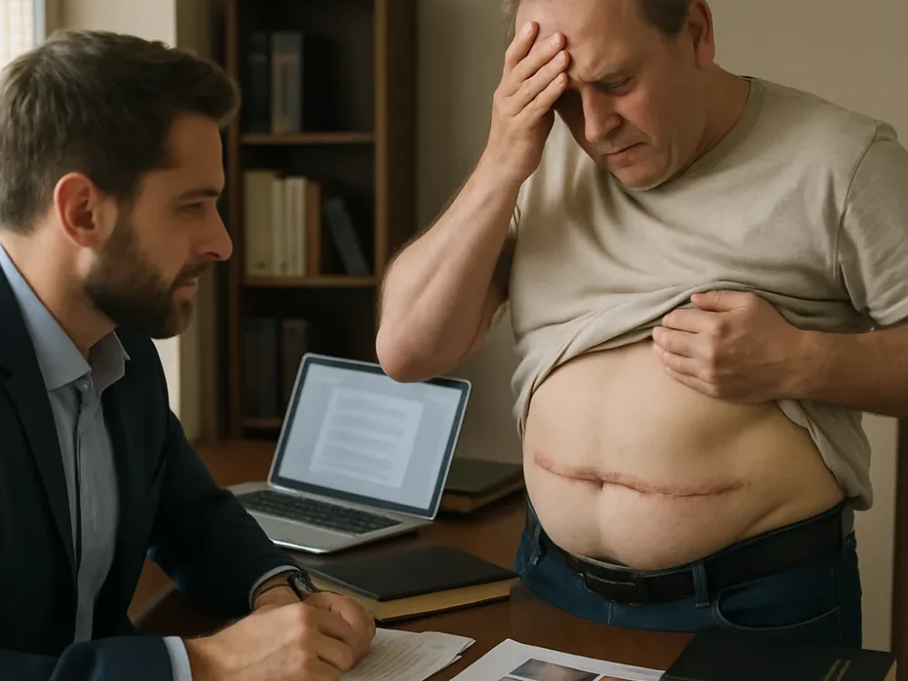 Abdominoplastia en paciente diabético sin evaluación: riesgo no calculado