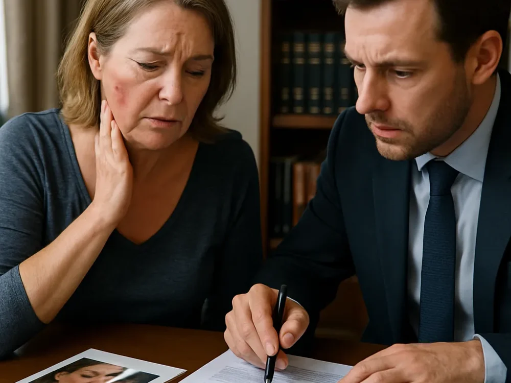 Absceso facial por jeringa contaminada: esterilidad comprometida