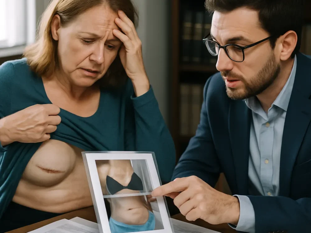 Blefaroplastia perforó mi conducto lagrimal: indemnización