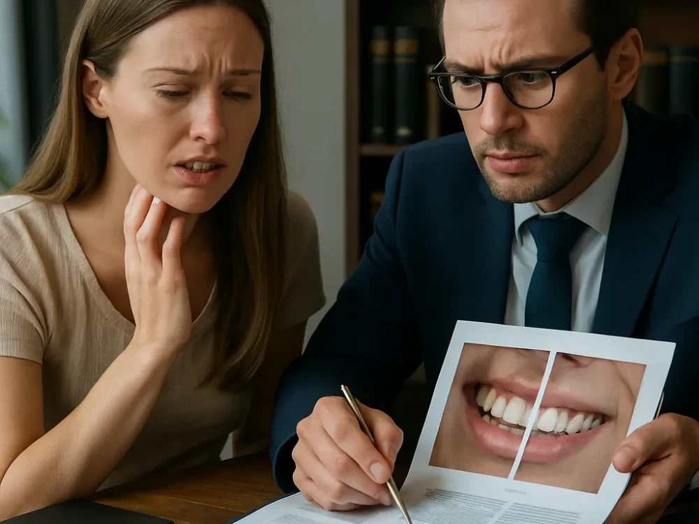 Carillas se mancharon rápidamente: material de baja calidad