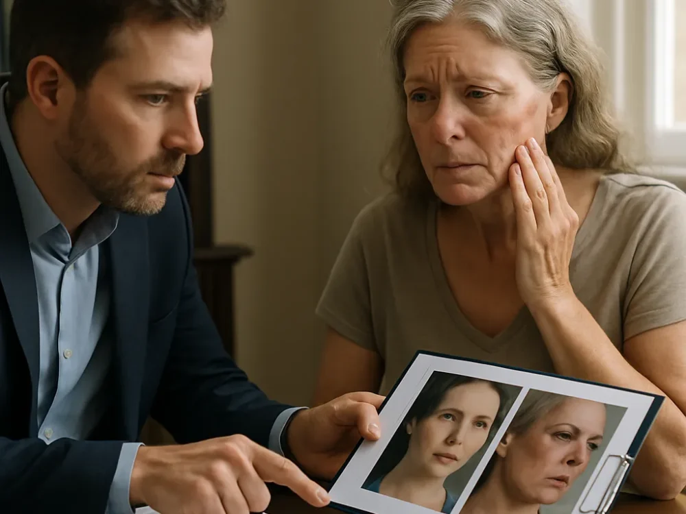 Cicatrices faciales visibles tras cirugía: cuánto puedo reclamar