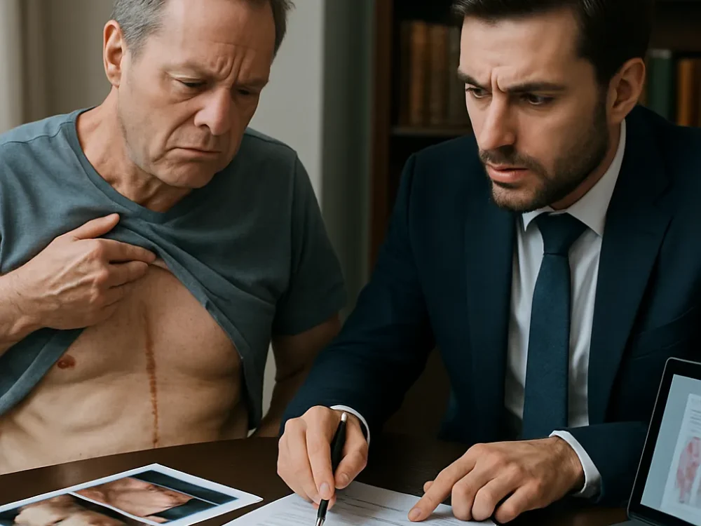 Cirujano no explicó riesgo de cicatrices: información omitida