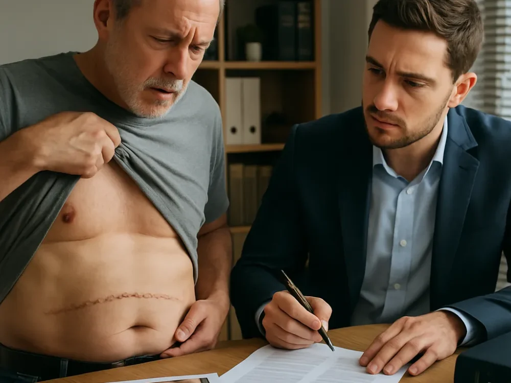 Cirujano no midió mi tórax correctamente: evaluación deficiente