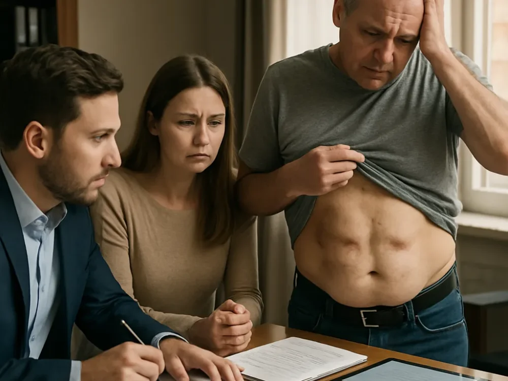 Criolipólisis atrofió grasa permanentemente: placas mal colocadas