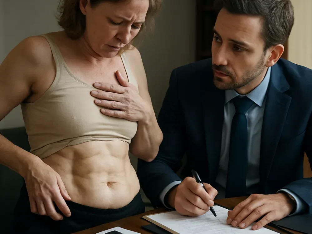 Depresiones visibles tras lipoescultura: técnica traumática