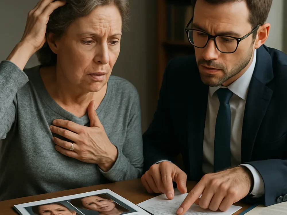 Desfiguración facial por rellenos: trauma psicológico severo