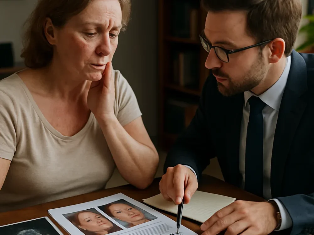 Ecografía facial muestra compromiso vascular: prueba objetiva