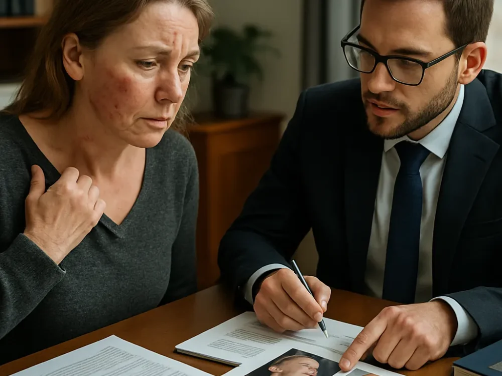 Granulomas faciales por biopolímeros: producto prohibido inyectado