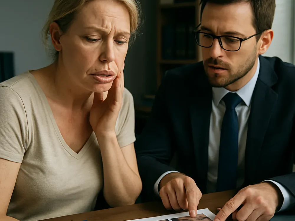 Labios deformados tras ácido hialurónico: hipercorrección
