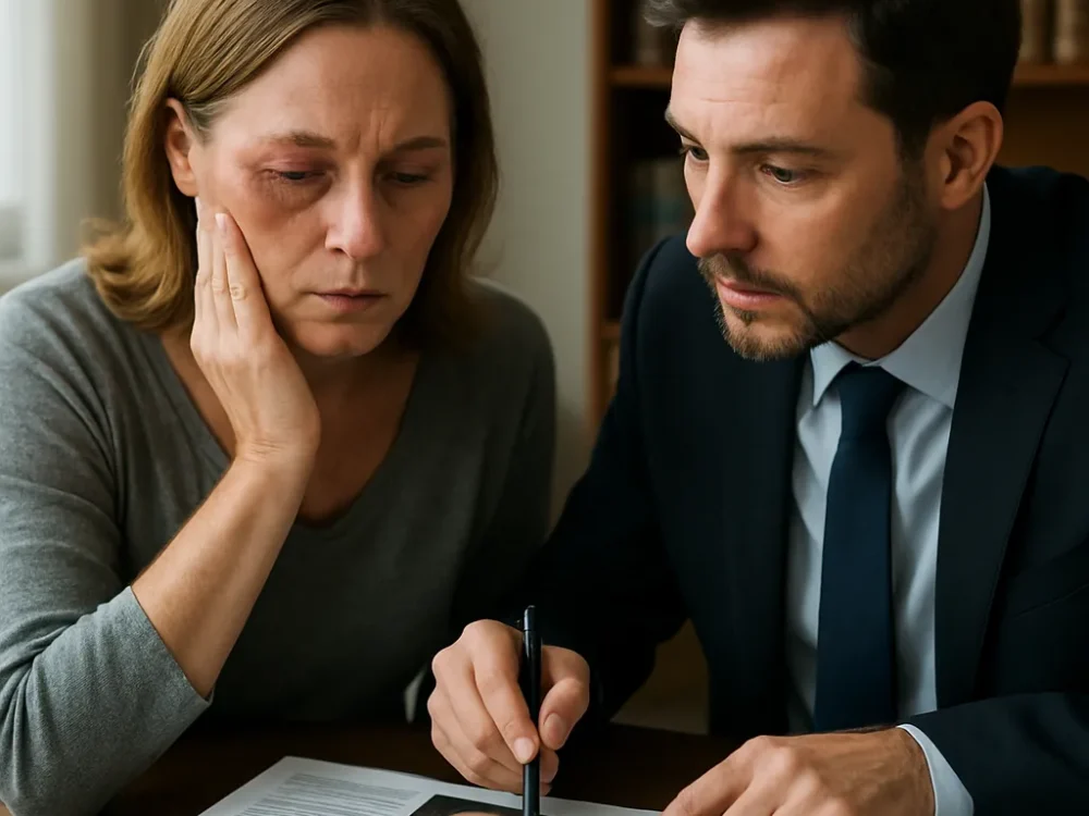 Lesión permanente en ojo por láser facial: protección omitida