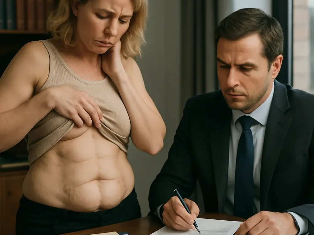 Liposucción con distribución desigual de grasa: falta de marcaje