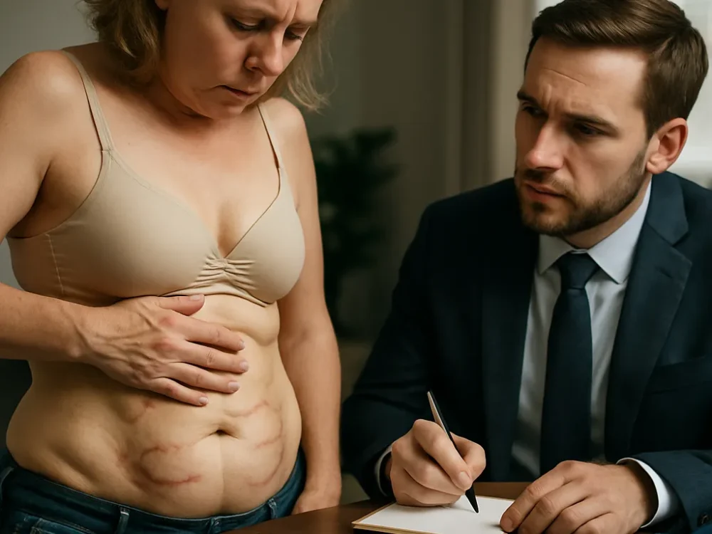 Megaliposucción sin medidas de seguridad: negligencia grave