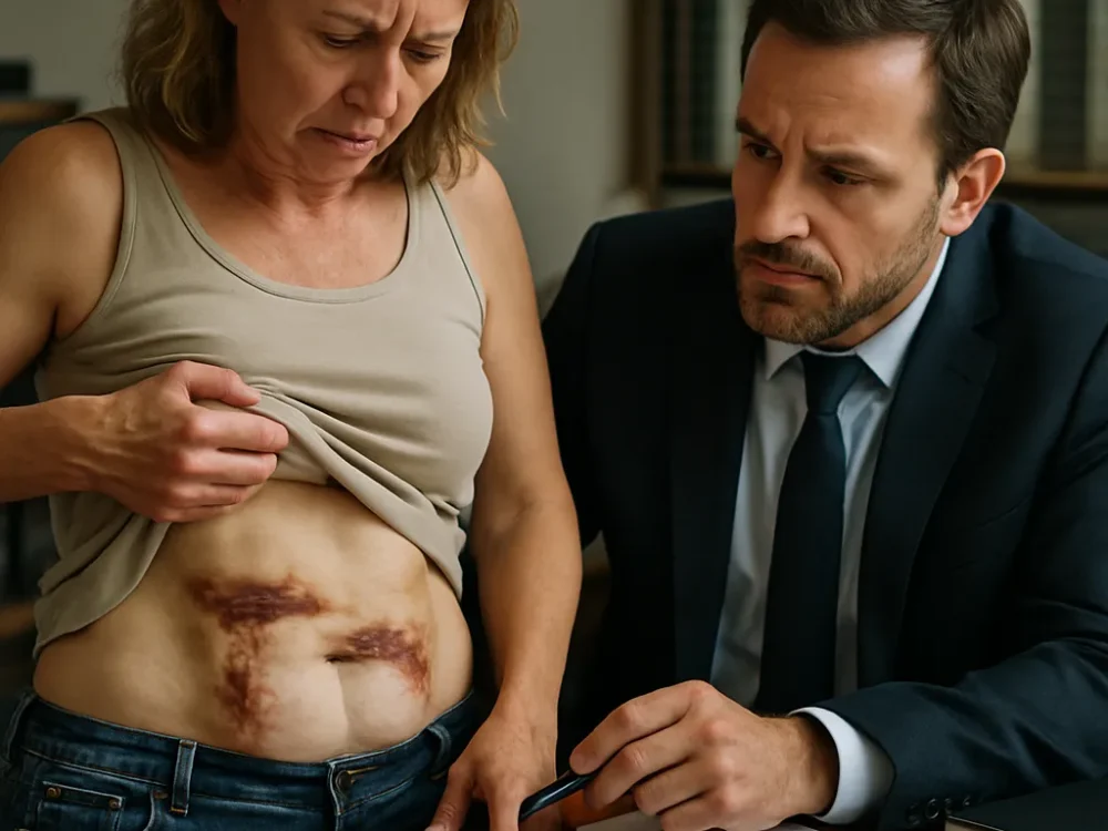 Quemaduras por liposucción láser: equipo mal calibrado