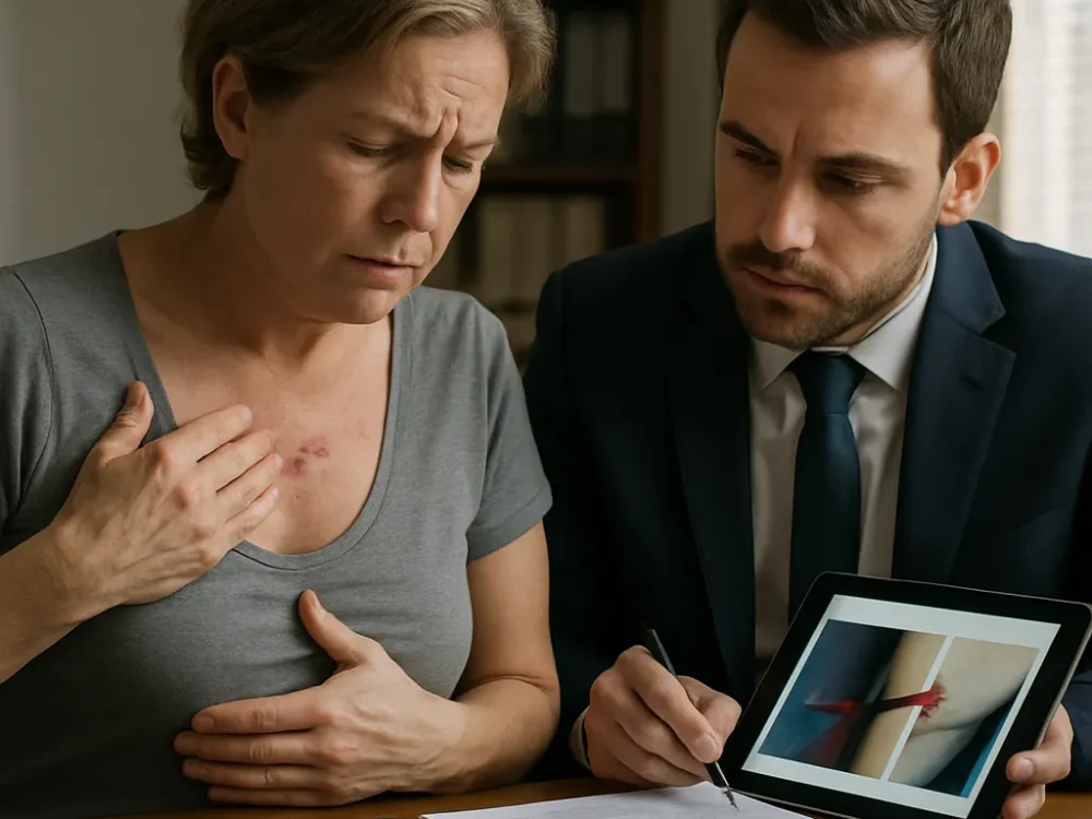 Relleno inyectado directamente en arteria: imagen lo confirma